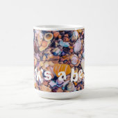 Muscheln und Kies Kaffeetasse (Mittel)