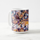 Muscheln und Kies Kaffeetasse (Vorderseite Links)