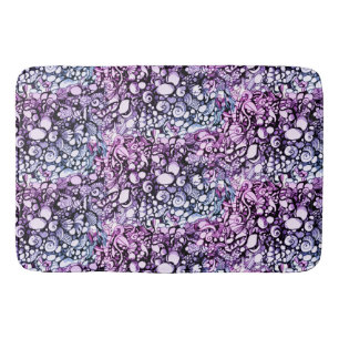Muscheln und Kies, kurzer Tisch Badematte
