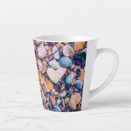 Muscheln und Kies Milchtasse (Rechts)