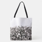 Muscheln und Kies-Tasche Tasche (Vorderseite)