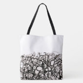 Muscheln und Kies-Tasche Tasche (Rückseite)