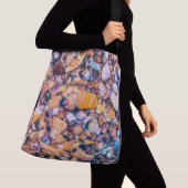 Muscheln und Kies Tragetaschen Mit Langen Trägern (Von Nahem)