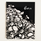 Muscheln und Kies zeichnend Planer (Vorderseite)