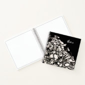 Muscheln und Kies zeichnend SpiralNotebook Notizblock (Innenseite)
