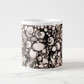 Muscheln und Kiesel Knochen China Tasse (Vorderseite)