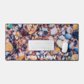 Muscheln und Kiesel Schreibtischunterlage (Tastatur & Maus)