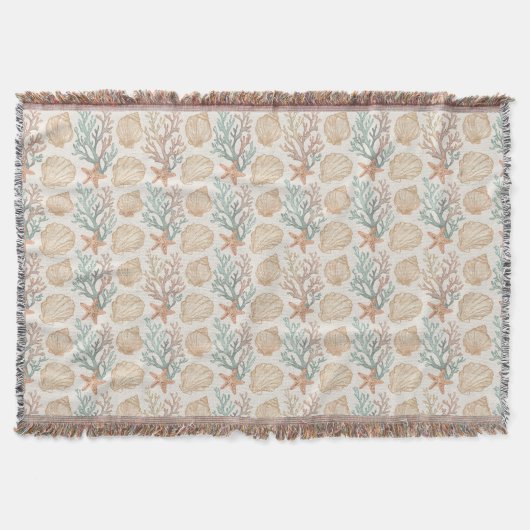 Muscheln und Korallen Decke (Vorderseite)