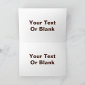 Muscheln und Meerglas Karte (Innenseite)