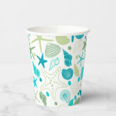 Muscheln und Papiertasse aus Starfish Pappbecher (Links)