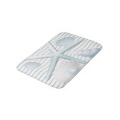 Muscheln und Perlen Badematte (Schrägansicht)