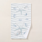 Muscheln und Perlen Badhandtuch Set (Handtuch)