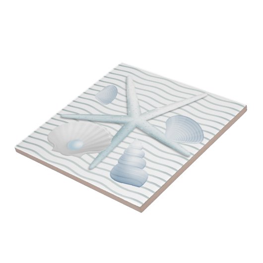 Muscheln und Perlen Fliese (Seite)