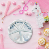 Muscheln und Perlen Pappteller (Party)