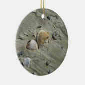 Muscheln und Sand Keramik Ornament (Rechts)