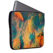 Muscheln und Sand Laptopschutzhülle (Vorne Rechts)