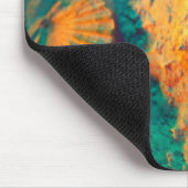 Muscheln und Sand Mousepad (Ecke)