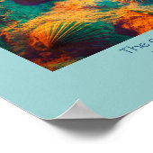 Muscheln und Sand Poster (Ecke)