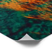 Muscheln und Sand Poster (Ecke)