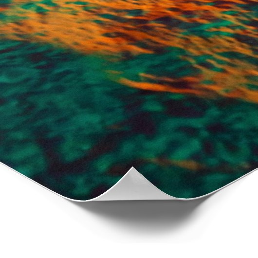 Muscheln und Sand Poster (Ecke)