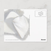 Muscheln und Sand Postkarte (Rückseite)