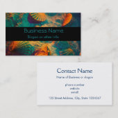 Muscheln und Sand Visitenkarte (Vorne/Hinten)