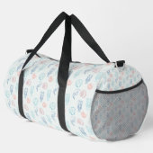Muscheln und Schalentiere Muster Duffle Bag (Rechte Ecke)
