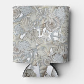 Muscheln und Schiffsanker Schatzsuchen Spaß Dosenkühler (Vorderseite)