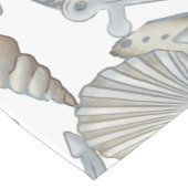 Muscheln und Schiffsanker Schatzsuchen Spaß Kurzer Tischläufer (Ecke)