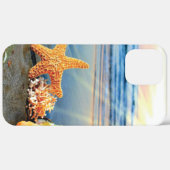 Muscheln und Seestern am Strand Case-Mate iPhone Hülle (Hinten (horizontal))