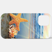 Muscheln und Seestern am Strand Case-Mate iPhone Hülle (Rückseite (Horizontal))