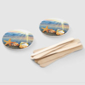 Muscheln und Seestern am Strand Fächer (Non-assembled)