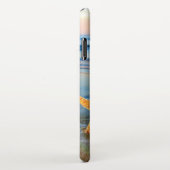 Muscheln und Seestern am Strand iPhone Hülle (Rechte Seite)