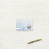 Muscheln und Seestern Post-it Klebezettel (Auf Schreibtisch)