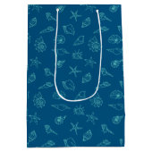 Muscheln und Seesterne Mittlere Geschenktüte (Rückseite)