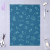 Muscheln und Seesterne Seidenpapier (Basteln)