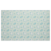 Muscheln und Seesterne Stoff (Fat Quarter (45,7 x 55,9 cm))