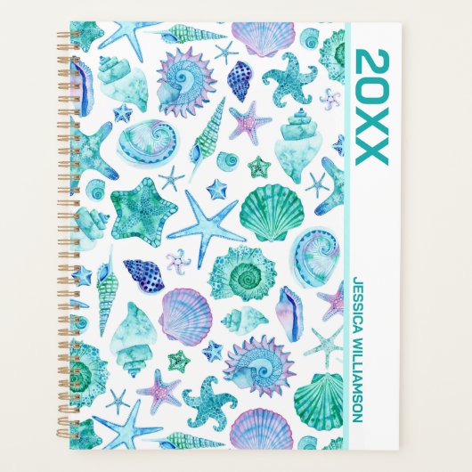 Muscheln und Starfish am Strand Planer (Vorderseite)