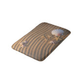Muscheln und Starfish Badematte (Schrägansicht)