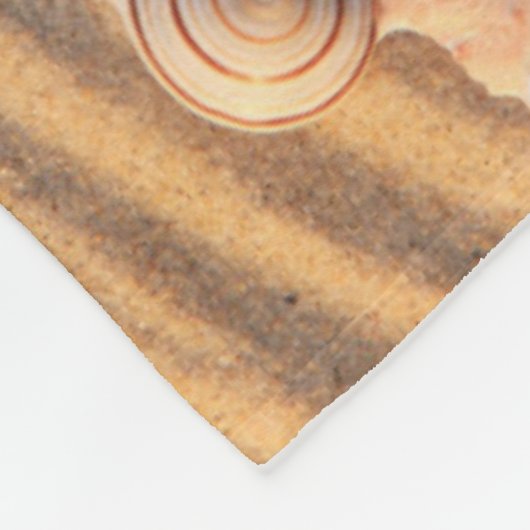 Muscheln und Starfish Fleecedecke (Ecke)