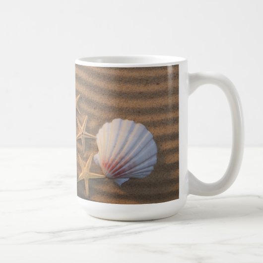 Muscheln und Starfish Kaffeetasse (Rechts)