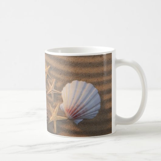Muscheln und Starfish Kaffeetasse (Rechts)