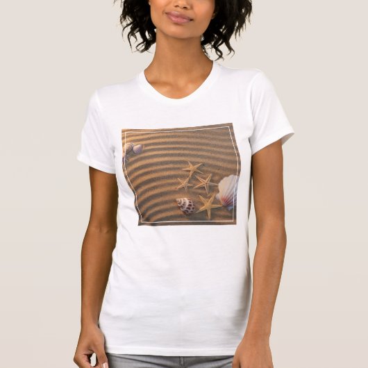 Muscheln und Starfish T-Shirt (Vorderseite)
