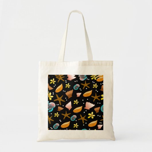 Muscheln und Stranddesign Tote Bag Tragetasche (Vorne)