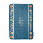 ***Muscheln und Streifen Badematte (Vorderseite Vertikal)