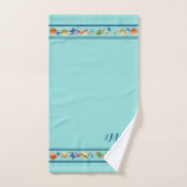 Muscheln und Streifen Badetuch Set (Handtuch)