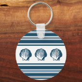 Muscheln und Streifen Schlüsselanhänger (Vorderseite)
