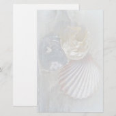 Muscheln und Surfen Briefpapier (Vorne/Hinten)