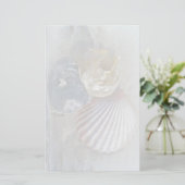 Muscheln und Surfen Briefpapier (Stehend Vorderseite)
