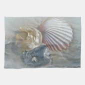 Muscheln und Surfen Handtuch (Horizontal)